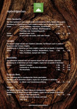 Aperohaeppchen-Karte